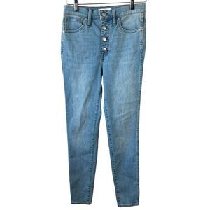 MADEWELL 10” High Rise Skinny Fit Jeans